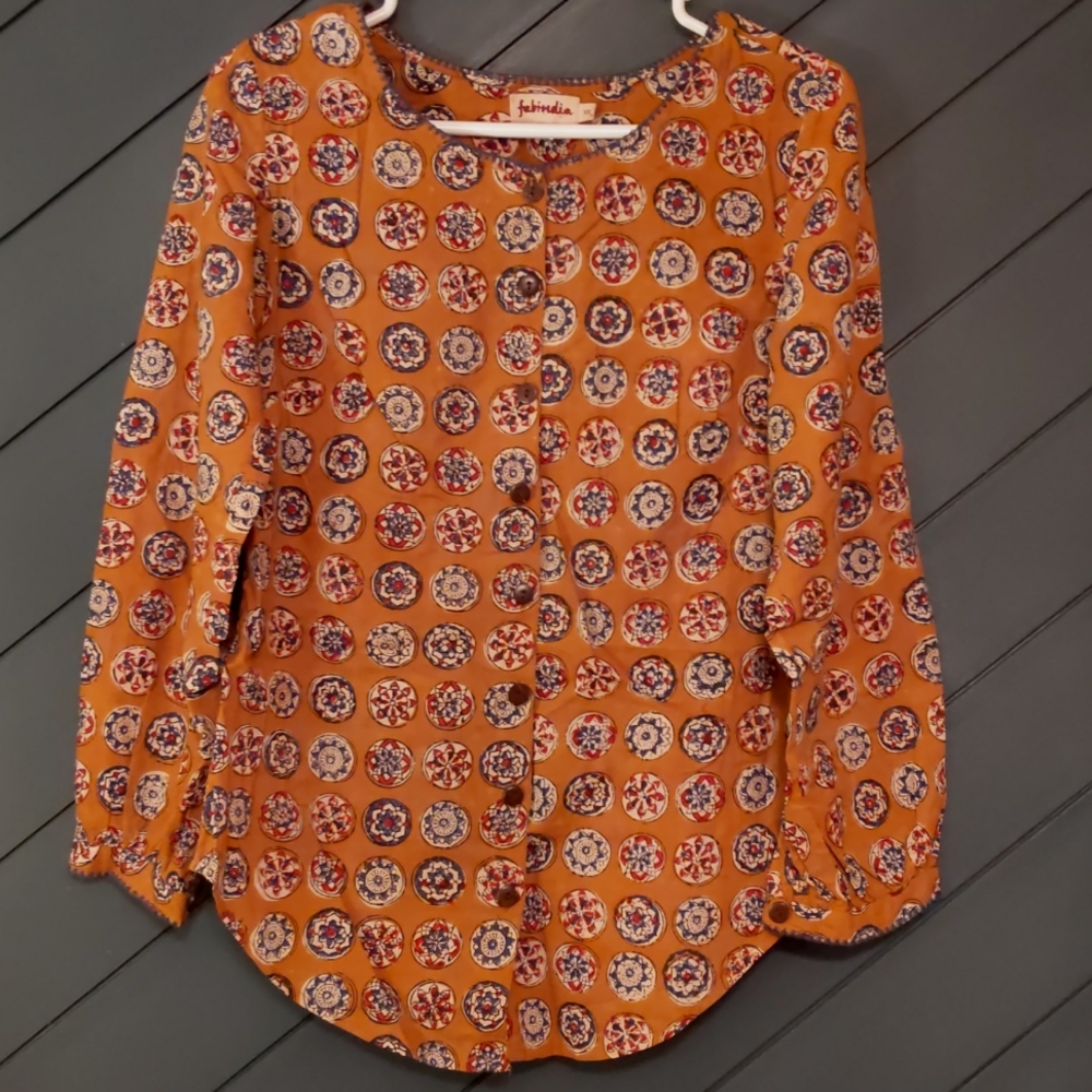 Mustard blouse